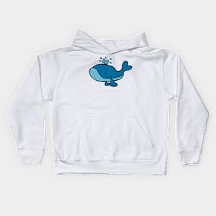 Cute Whale Kids Hoodie